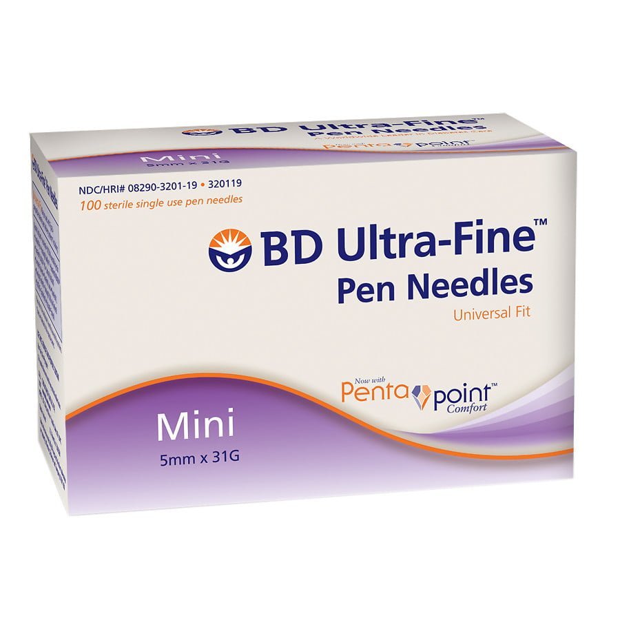 BD Ultra-Fine Pen Needles 5mm 31 Gauge Short (Expiration date: 2029-2030)