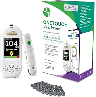OT Verio Reflect Blood Glucose Meter Kit + 25 OT Test Strips