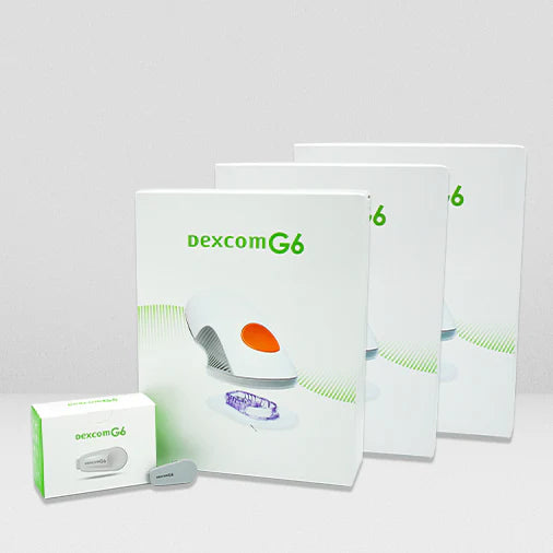 Dexcom G6 Continuous Glucose Monitoring Sensors – 3-Pack
