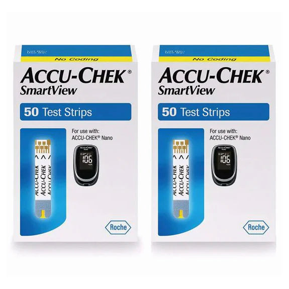 AC SmartView Blood Glucose Test Strips 100/Bx