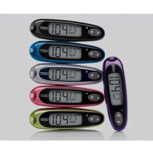 Blood Glucose Mini Meter (Pre-Owned) Very minor scratches on the LCD
