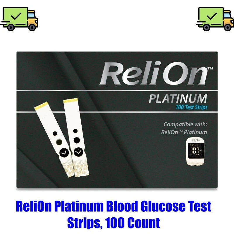 ReliOn Platinum Blood Glucose test strips