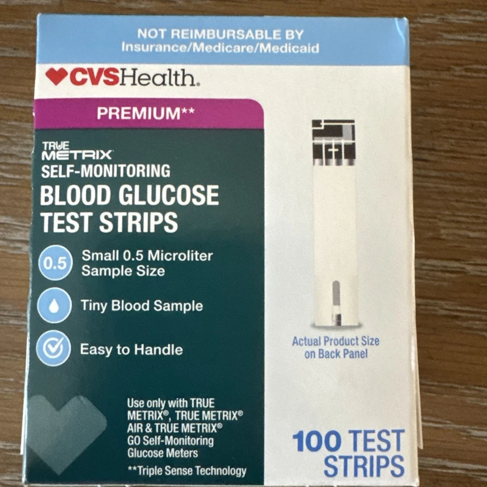 CVS Health Advanced/Premium Test Strips, 100 Count