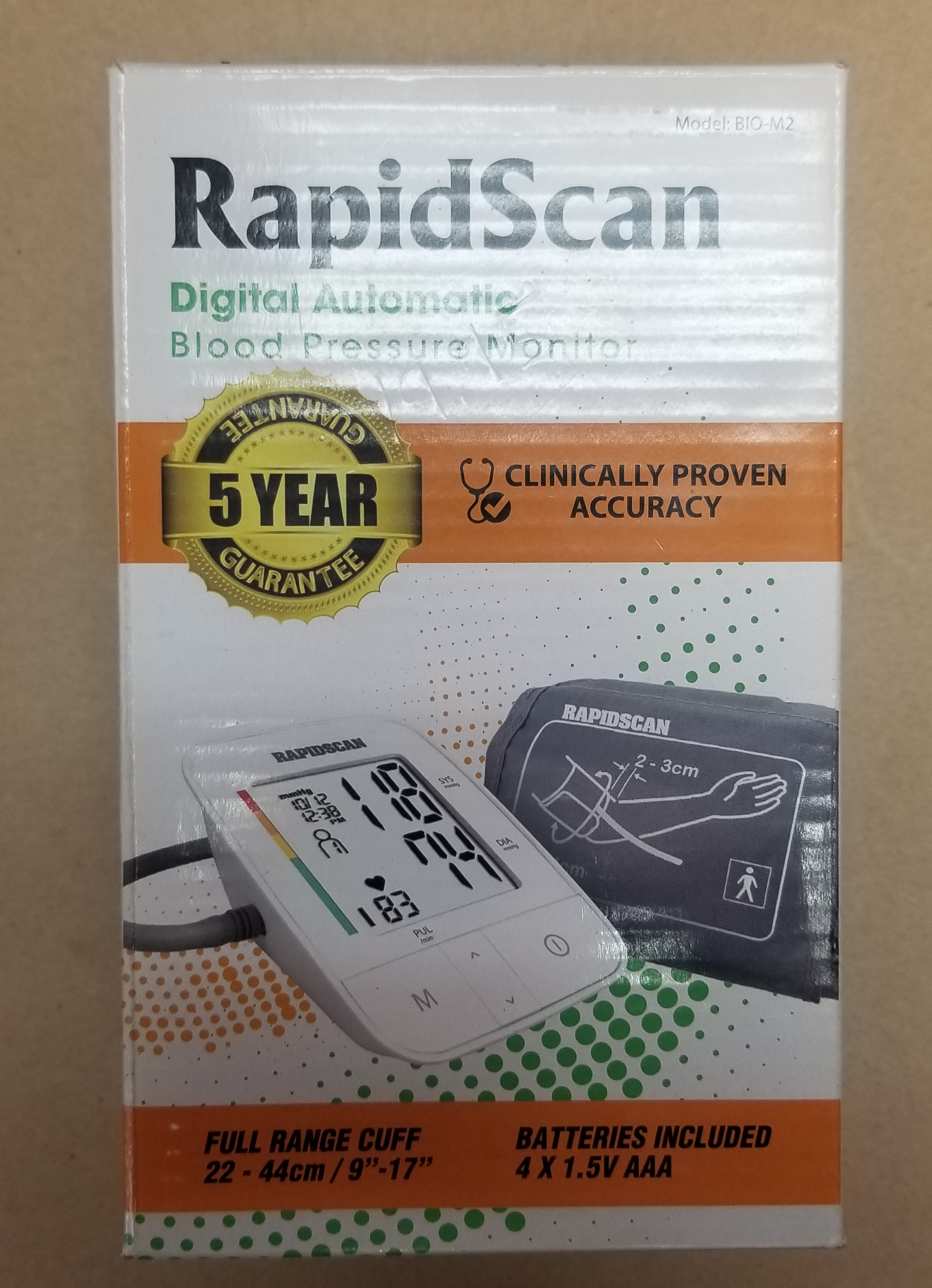 RapidScan Digital Automatic Blood Pressure Monitor
