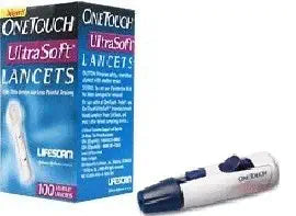 OneTouch Ultra Lancing Device + Ultra Lancets 100/BX