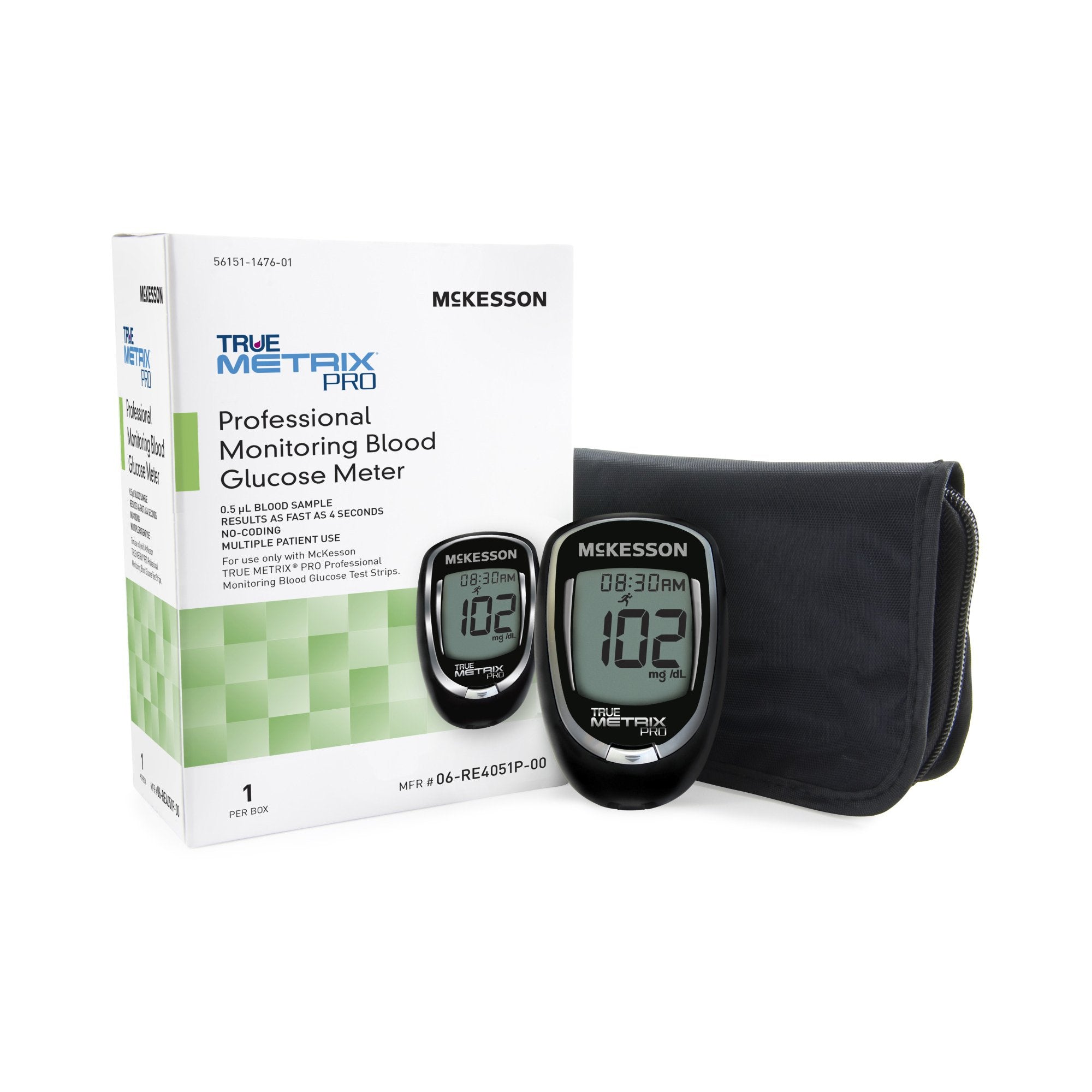 McKesson True METRIX PRO Professional Monitoring Blood Glucose Meter - 1/Box