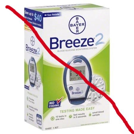 Bayer Breeze 2 Glucose Meter