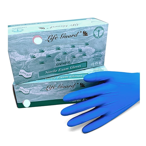 Life Guard™ Nitrile Exam Gloves – Powder-Free, Latex-Free, Medical Grade, 100/Box