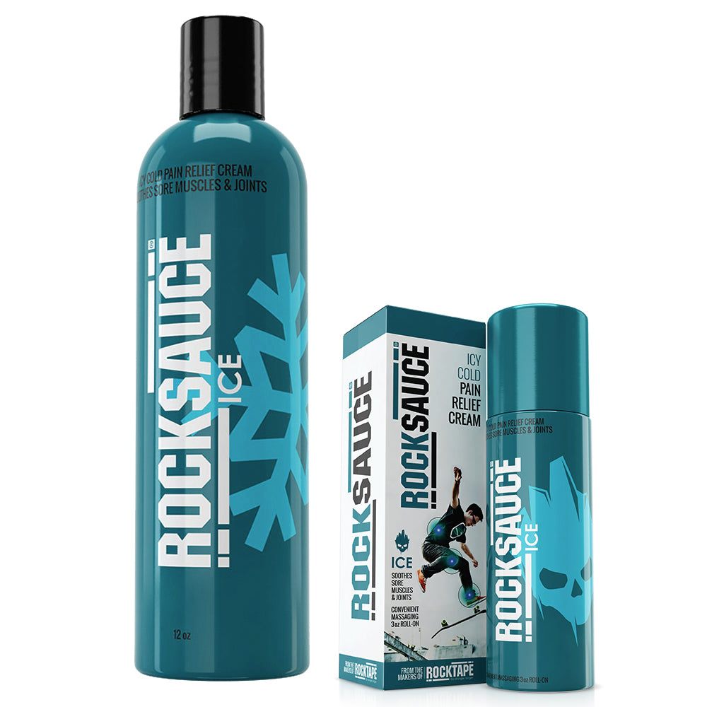 RockSauce Ice Topical Pain Relieving Gel by RockTape 3 OZ