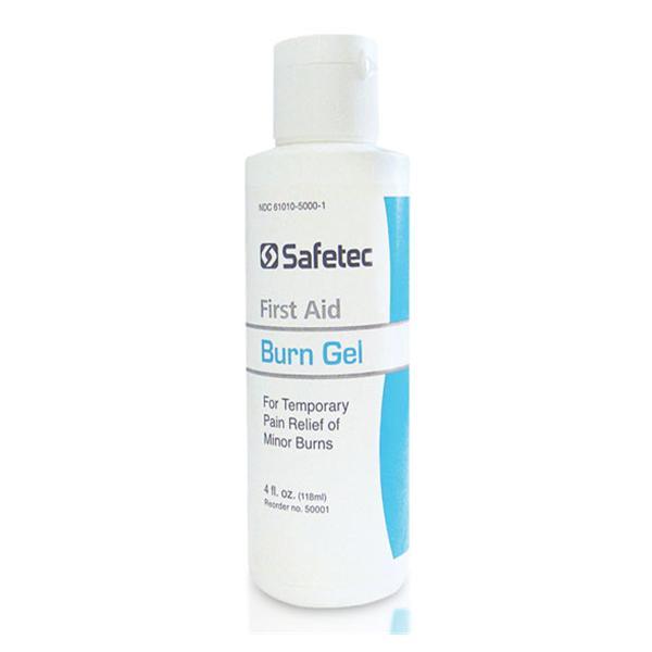Gel para quemaduras Safetec Fist Aid (botella de 4 oz)