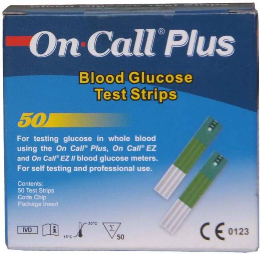 On Call Plus 50 tiras de prueba