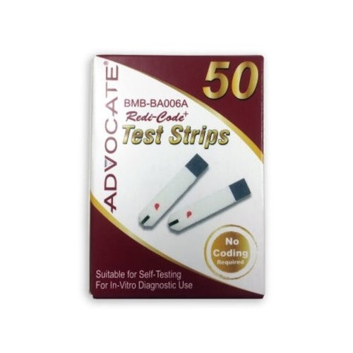 Advocate Redi-Code Plus Test Strips 50ct