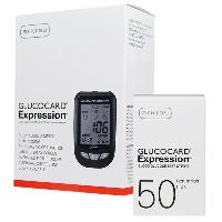 Glucocard Expression Monitoring System Kit and Test Strip Combo