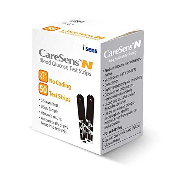 CareSens N Blood Glucose Test Strips 50ct/Bx