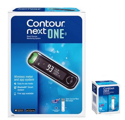 Combos de medidor Contour Next ONE y tiras reactivas de glucosa en sangre