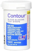 Contour Blood Glucose Test Strips 50 CT