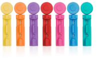 Lancetas de colores Contour Microlet, 100 unidades