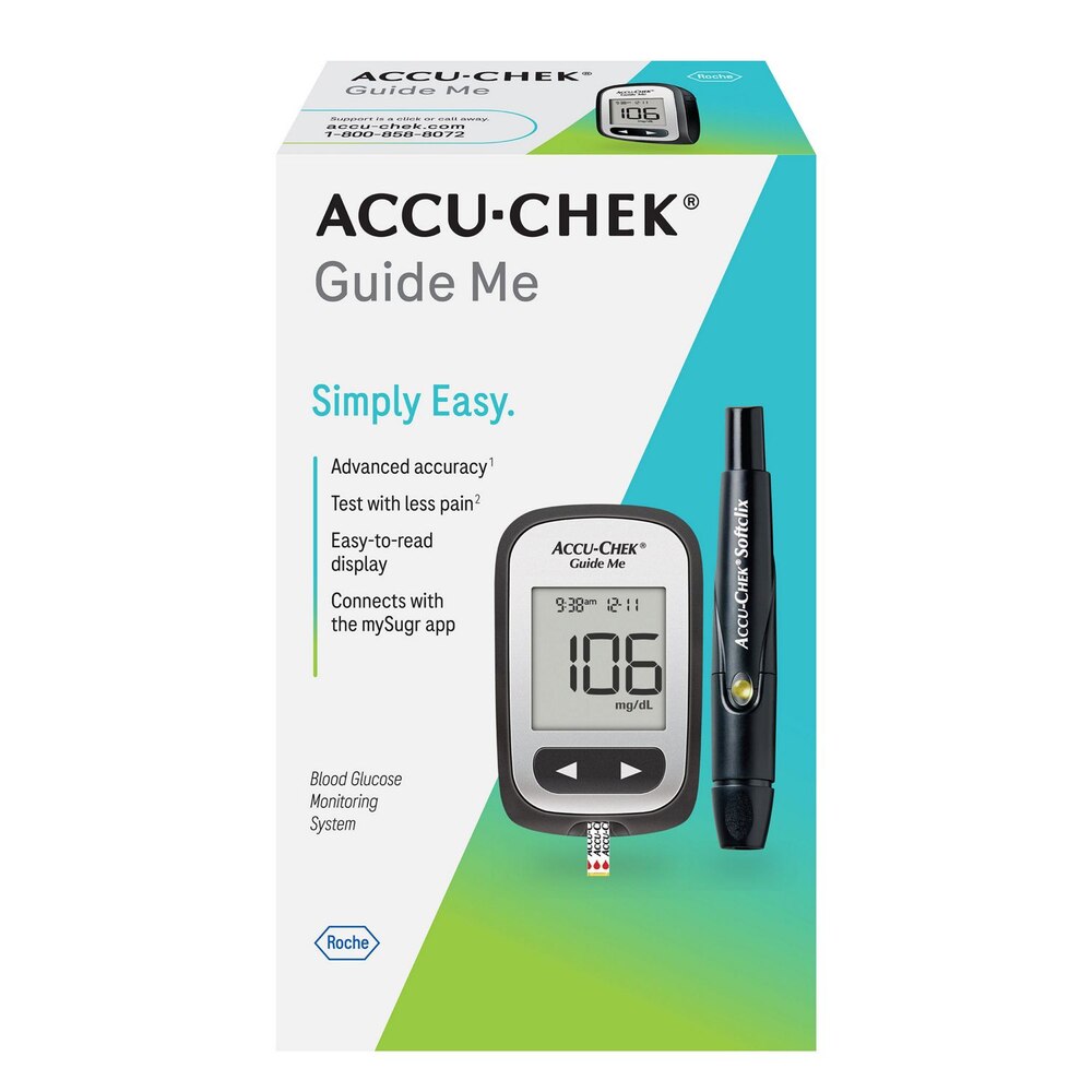 Accu-Chek Guide Me Blood Glucose Monitoring System Kit