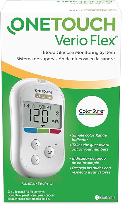 OT Verio Flex Blood Glucose Meter Kit