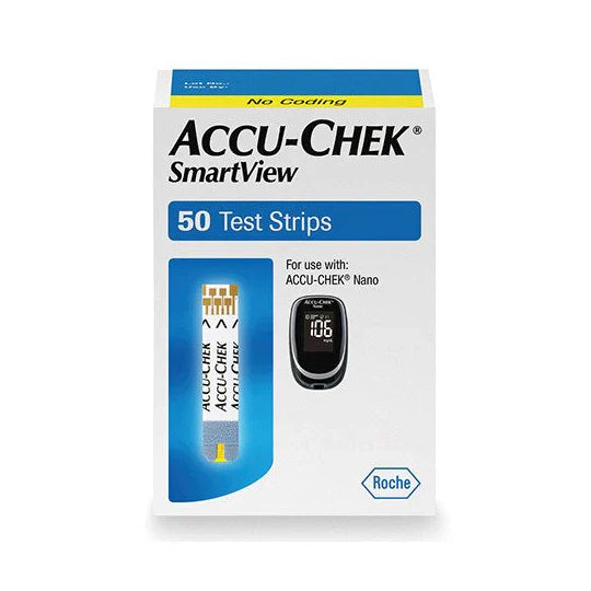 AC SmartView Blood Glucose Test Strips 50/Bx