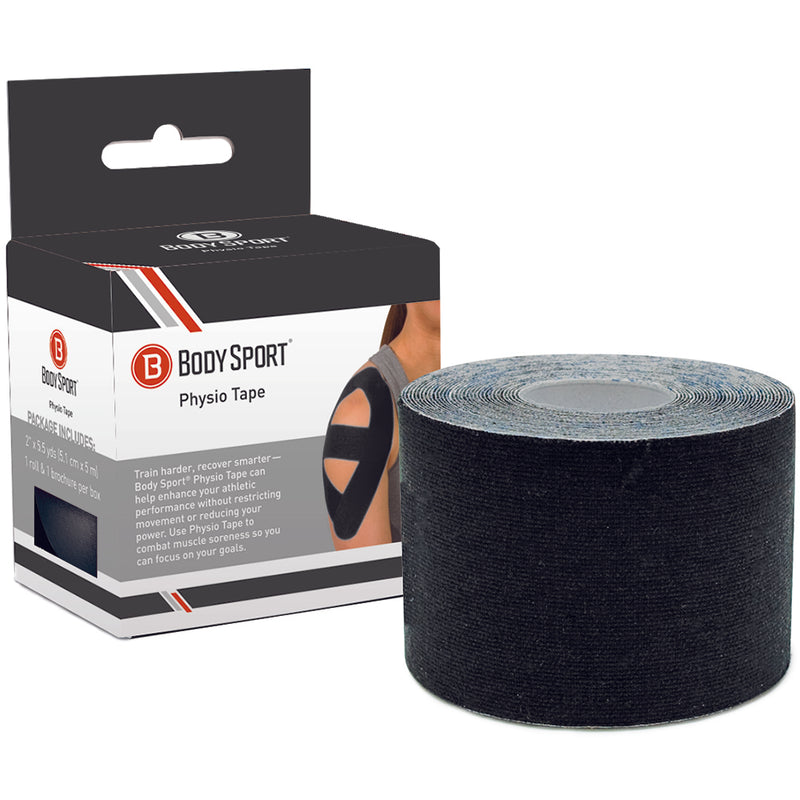 RockTape Edge H2O Pre-Cut Kinesiology Tape / Black