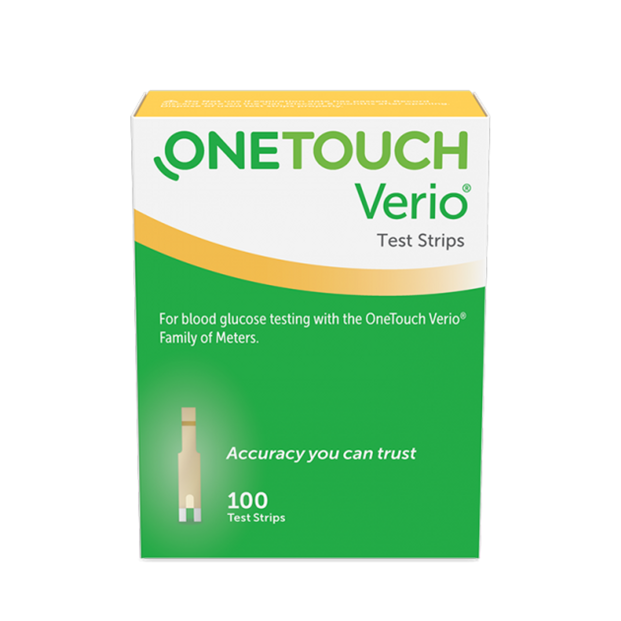 OT Verio Blood Glucose Test Strips 100/Bx + FREE Verio Flex Meter Kit  (Limited time offer)