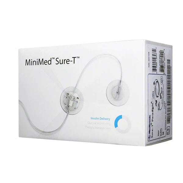 Medtronic MiniMed MMT-874 Sure-T Infusion Set 29G 8mm 23" Tubing 10/bx
