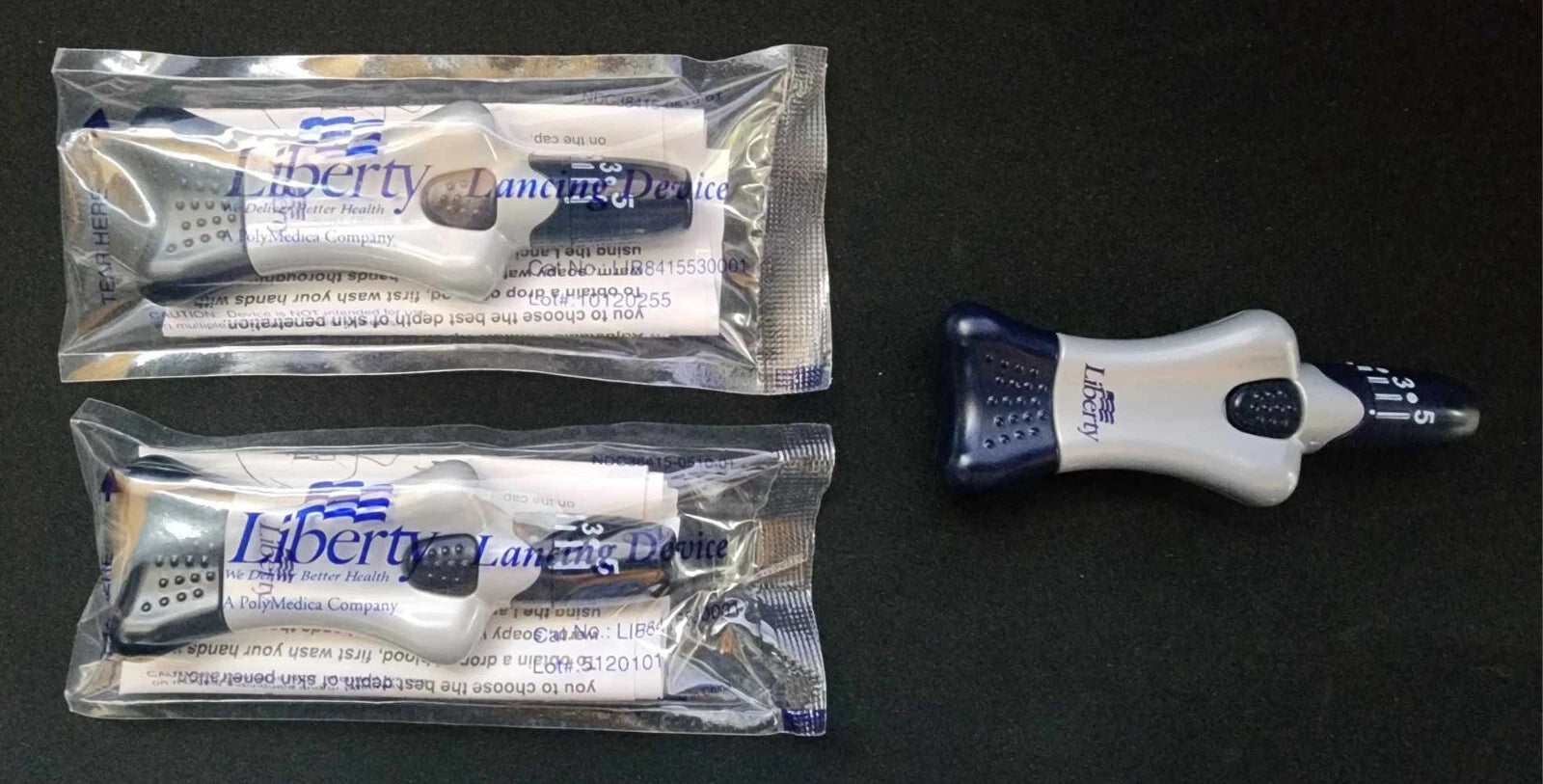 LIBERTY 5 Depth Adjustable Diabetic Lancing Device Glucose Blood Sugar Lancet