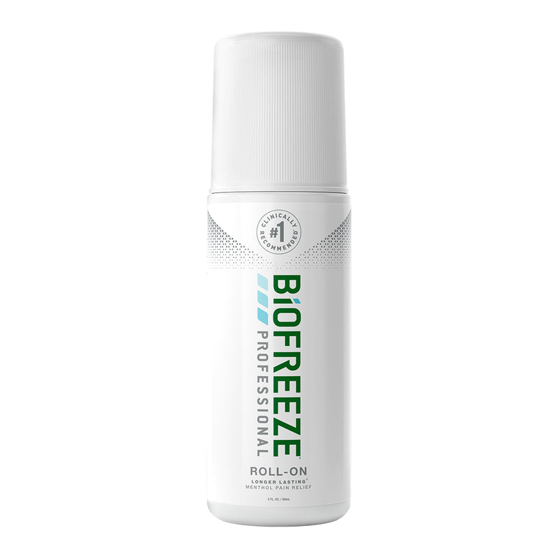 Topical Pain Relief Biofreeze® Professional 5% Strength Menthol Topical Gel 3 oz Roll On