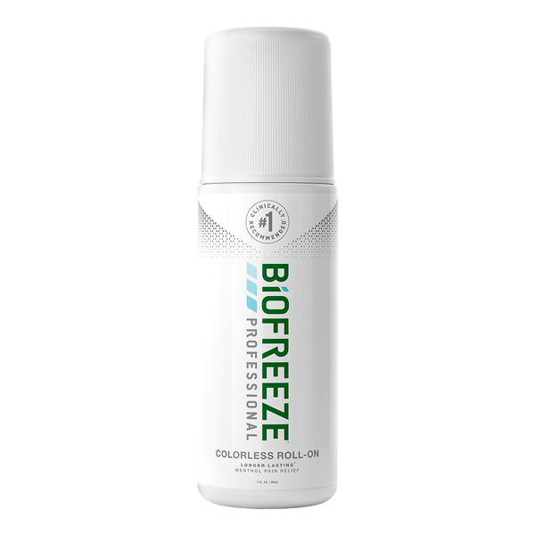 Topical Pain Relief Biofreeze® Professional 5% Strength Menthol Topical Gel 3 oz. Roll On