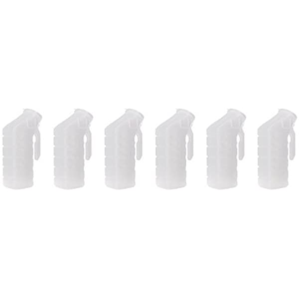 McKesson Male Urinal Bottle with Closure – 32 oz (946 mL) – Pack of 12