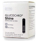 Glucocard Shine Blood Glucose Test Strips, 50CT