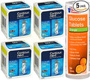 Contour Next Test Strips (Diabetic) 4 Boxes 200 Count 7308 with Glucose Tablets 10ct
