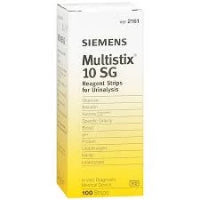 MultiStix 10 SG Reagent Strips, 2161 CLIA Waived (Pack of 100)
