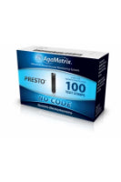 AgaMatrix Presto Blood Glucose Test Strips, 50CT or 100CT