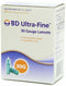 BD Ultra Fine 30g Lancets 100ct/Box  (Box damaged)