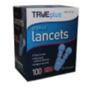 Trueplus Sterile Lancets, 100 Count