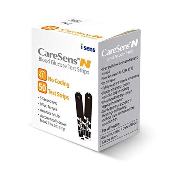 CareSens N Blood Glucose Test Strips 50ct/Bx