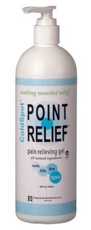 局部疼痛缓解 Point Relief® ColdSpot™ 0.06% - 12% 浓度薄荷醇/水杨酸甲酯局部凝胶 16 盎司