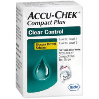 Accu-Chek Compact PlusClear Control Solution 2 Vials