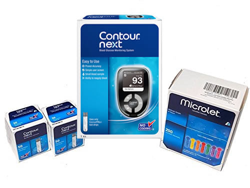 Contour Next Meter and Blood Glucose Test Strip Combos