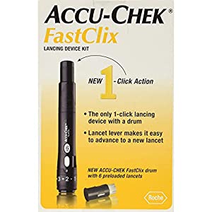 Accu-chek Fastclix Lancing Device Kit + Fastclix 102 Lancets