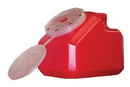 Pro- Tec Sharps Container 1 Gallon Red Base / Translucent Lid Vertical Entry Snap On Lid