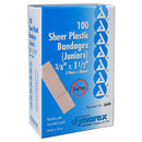 Dynarex 100 sheer plastic Bandages(Juniors)