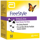 Freestyle InsuLinx Blood Glucose Test Strips, 50CT