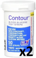 Contour Blood Glucose Test Strips 100 CT