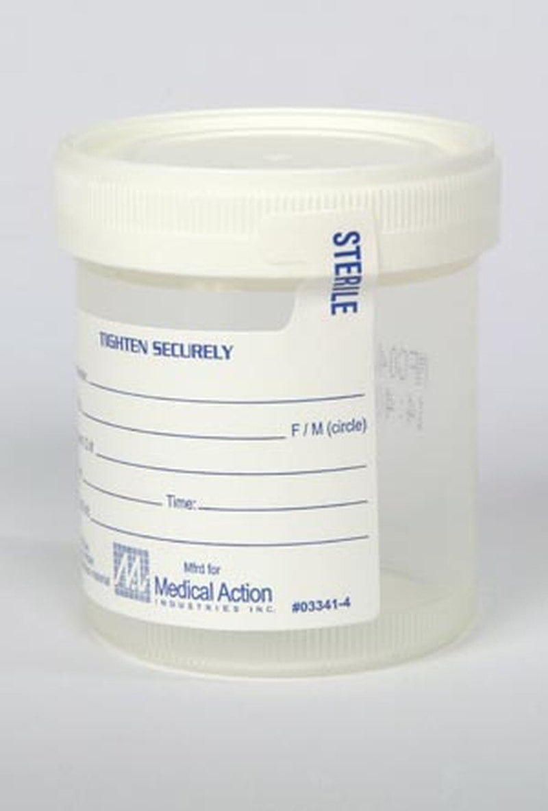 Specimen Sterile Container with lid 3oz