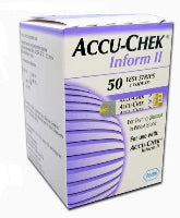 Accu-Chek Inform II Blood Glucose Test Strips, 50CT