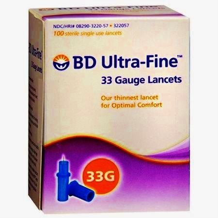 BD Ultra-Fine 33 Gauge Lancets/Box Damaged