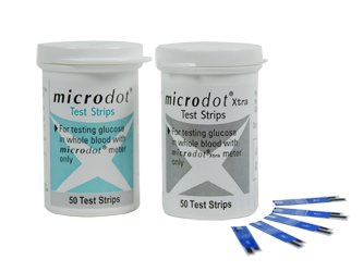 Microdot® Xtra 50 tiras por caja